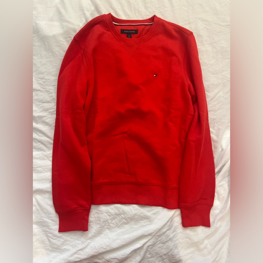 tommy hilfiger red sweater